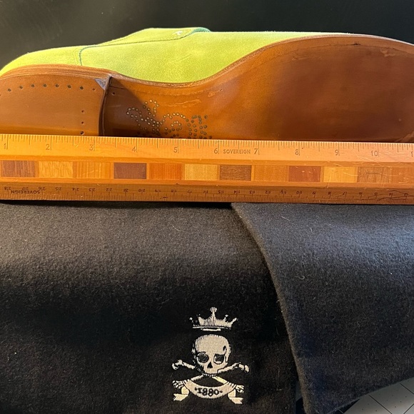 Barker Black Men's size 9 Apple Suede Shoes - Picture 5 of 6